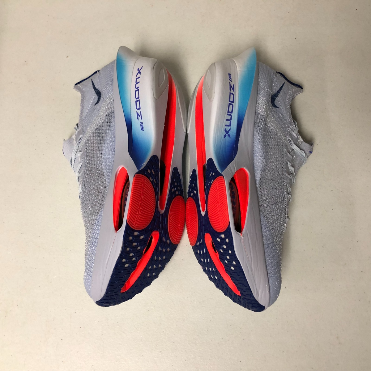 Nike Air Zoom Alphafly Next% 3 Football Grey Ghost FD8311-001 Men\'s Size 12 Nike Air Zoom Alphafly Next% 3 Football Grey-Blue Void Mens  main image 2