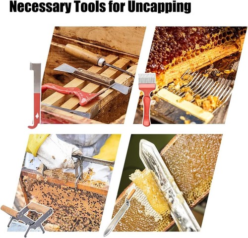 Comprehensive 20-Piece Beekeeping Kit with Smokers, Gloves & Uncapping Tools - Picture 7 of 7