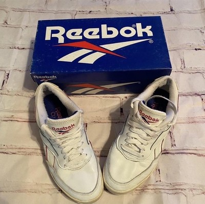Vintage 90s Reebok Transition Court Tennis Sneakers Women s 6.5 w/ Box