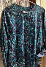 Scrub Jacket Choices Uniform Medical Nurse gorgeous colors butterflies