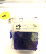 Swarovski Crystal 4mm 1,440 pcs Cobalt 5301 10 baggies of 144 