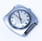 Vintage Timex Electric Watch Silver Tone Day Watch AS IS