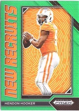 2023 Panini Prizm Draft Picks #NR-5 Hendon Hooker New Recruits Green