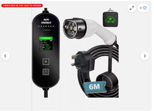 Electric Vehicle Car Charger EV Charging 13A Cable Type 2 UK Plug 3 Pin 5m