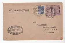 BRAZIL TO GERMANY 1931 GRAF ZEPPELIN CONDOR TRANSATLANTIC FLIGHT RIO DE JANEIRO