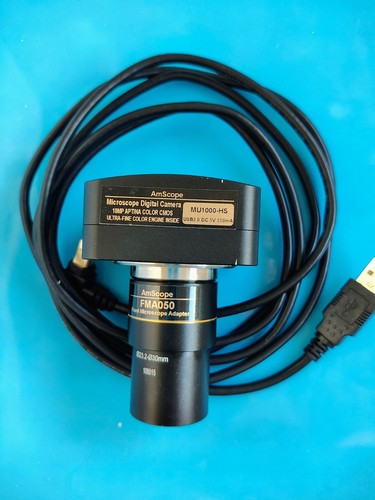 Amscope 10MP High-speed Color Microscope Camera CMOS with cable | eBay