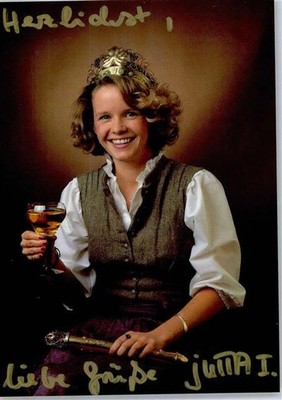51402072 - 6531 Schweppenhausen Naheweinkoenigin 1985/86 Jutta Steyer Bad