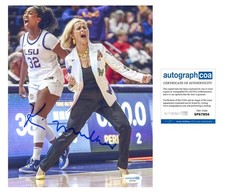 Kim Mulkey AUTOGRAPH Signed LSU Tigers Basketball Coach 8x10 Photo ACOA