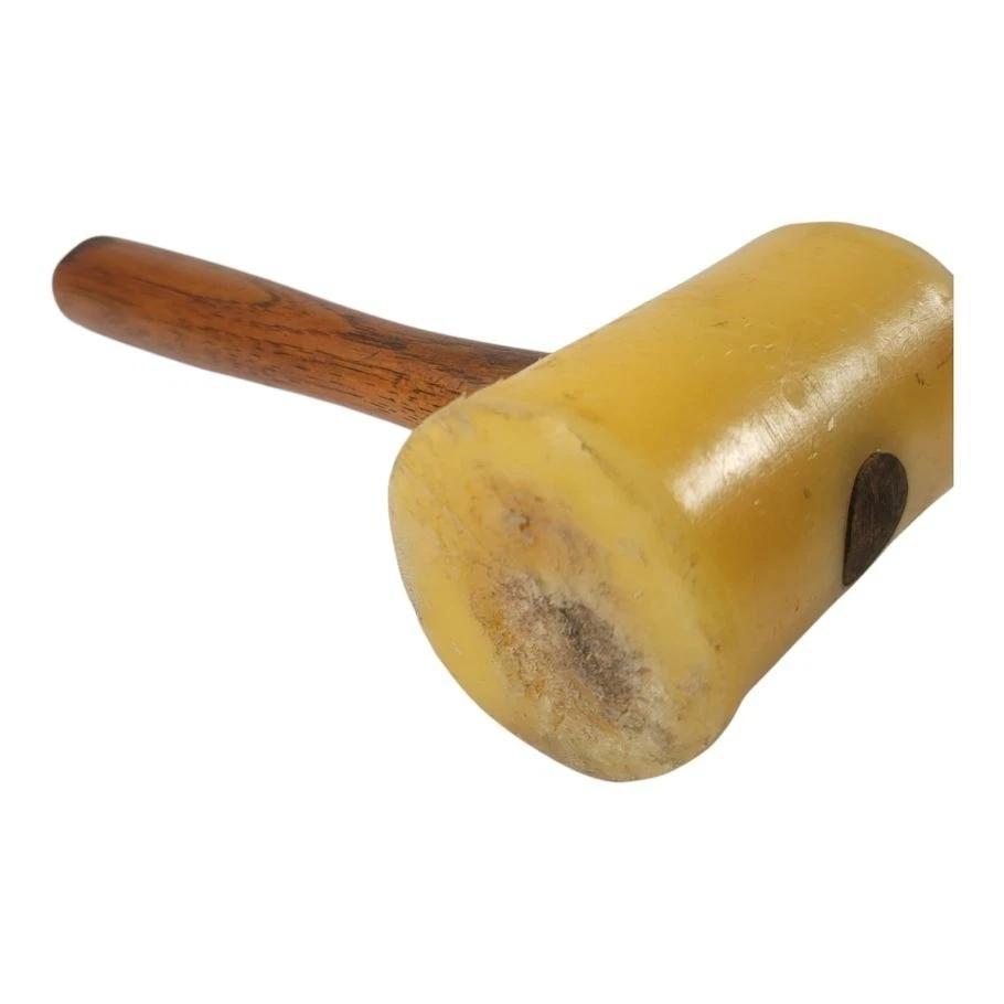 Guirnalda Mazo Nylon 8.5" Roble Mango Corto 3.5" Cabeza Cuero Martillo M37 Foto 3 de 4