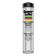 Super Lube Multi-Purpose Synthetic Grease w/ Syncolon Clear, 3oz Cartridge