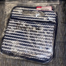 Thirty-One Double Duty Caddy NIP SCALLOP STRIPE