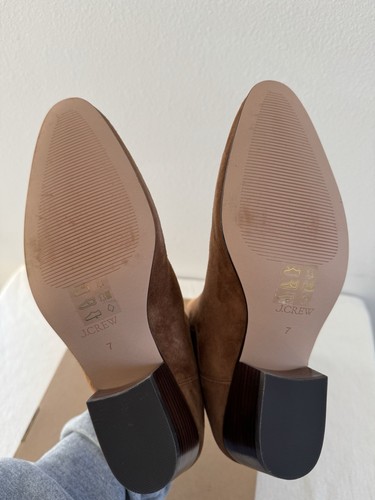 NEW J Crew Piper Ankle Boots in Suede Size 7 - Picture 13 of 14