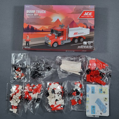 #ad ACE Hardware Nova Brix Dump Truck Brick Set 250 Pieces Building Toy NEW Sealed $19.99