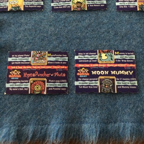 Lot Of 16 Glow Zone Space Oddbodz Cards - Picture 4 of 18