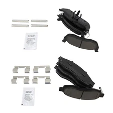 Front & Rear Disc Brake Pad Set for Nissan Armada Titan Pathfinder, INFINITI