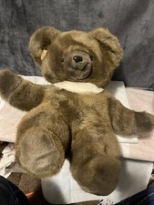 Russ Bennington Teddy Bear Large 18" Plush Stuffed Animal Brown Made in Korea