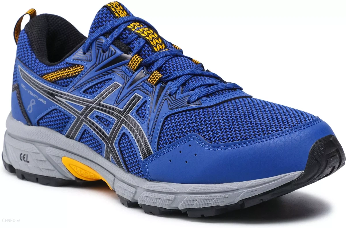 Asics Men's GEL-Venture 8 Running Shoes Extra-Wide 4E Blue/Black  (1011A826-402) | eBay