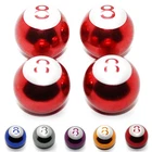 4x Valves Billiard Ball 8 Ball Motorcycle Car Bike Billiard Audi BMW Valves
