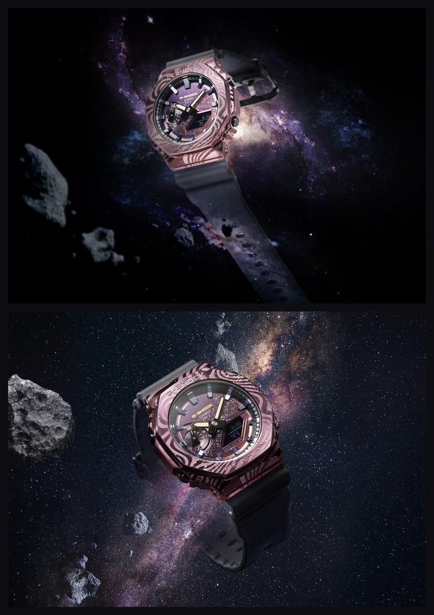 CASIO G-SHOCK GM-2100MWG-1AJR Purple Milky Way Metal Case Men's