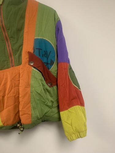 Vintage Nature Liberty Henri Charles HCC Geneva Jacket Size 42 Color Block Ski - Picture 2 of 15