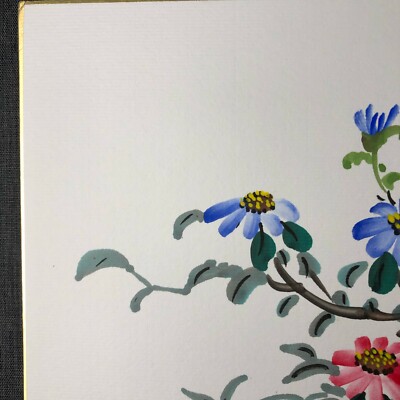 Japanese watercolor paintings SHIKISHI 