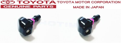 TOYOTA GENUINE 83-85 LEVIN TRUENO AE86 Front Windshield Washer Nozzle Set OEM