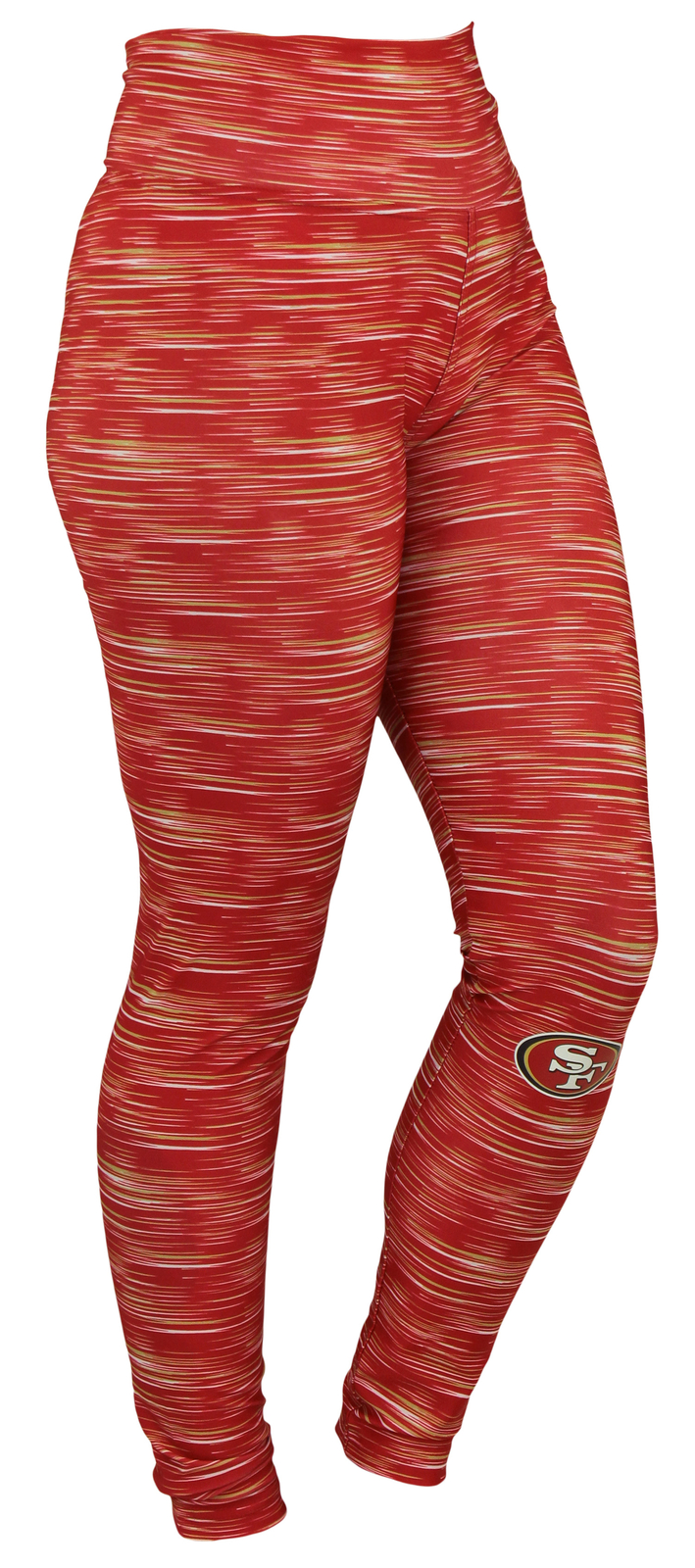 Леггинсы Zubaz NFL Football Womens San Francisco 49ers с космическим рисунком