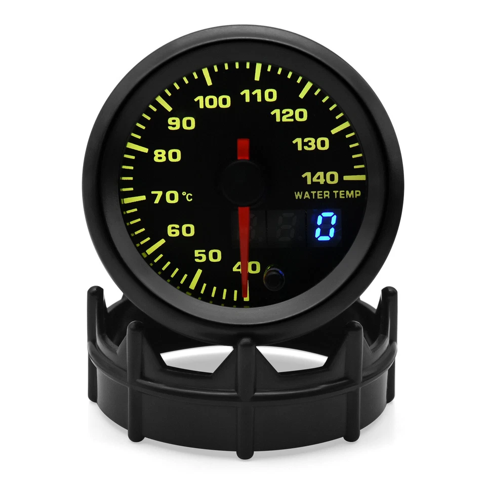 52mm Celsius Digital & Pointer 7 Color LED Car Water Temp Temperature Gauge   - Image 4 of 4