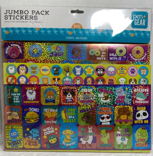 Stickers Pen & Gear Jumbo Pack Stickers 800 Stickers Teacher Pack