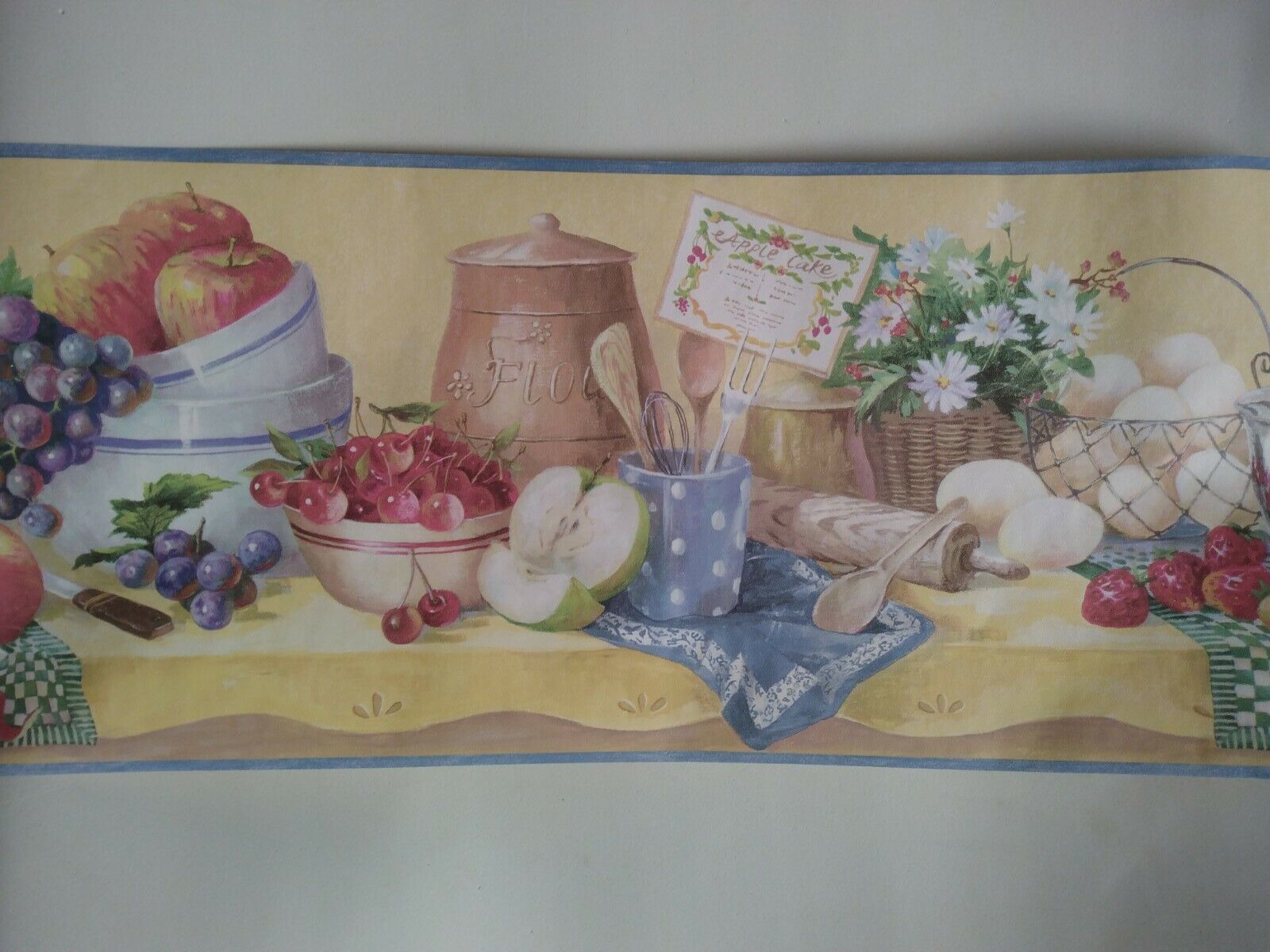 Pre-Pasted Border Wallpaper - Kitchen, Fruit (9.02