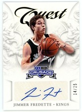 2012-13 Quest Gold Jimmer Fredette Auto 14/25 #18