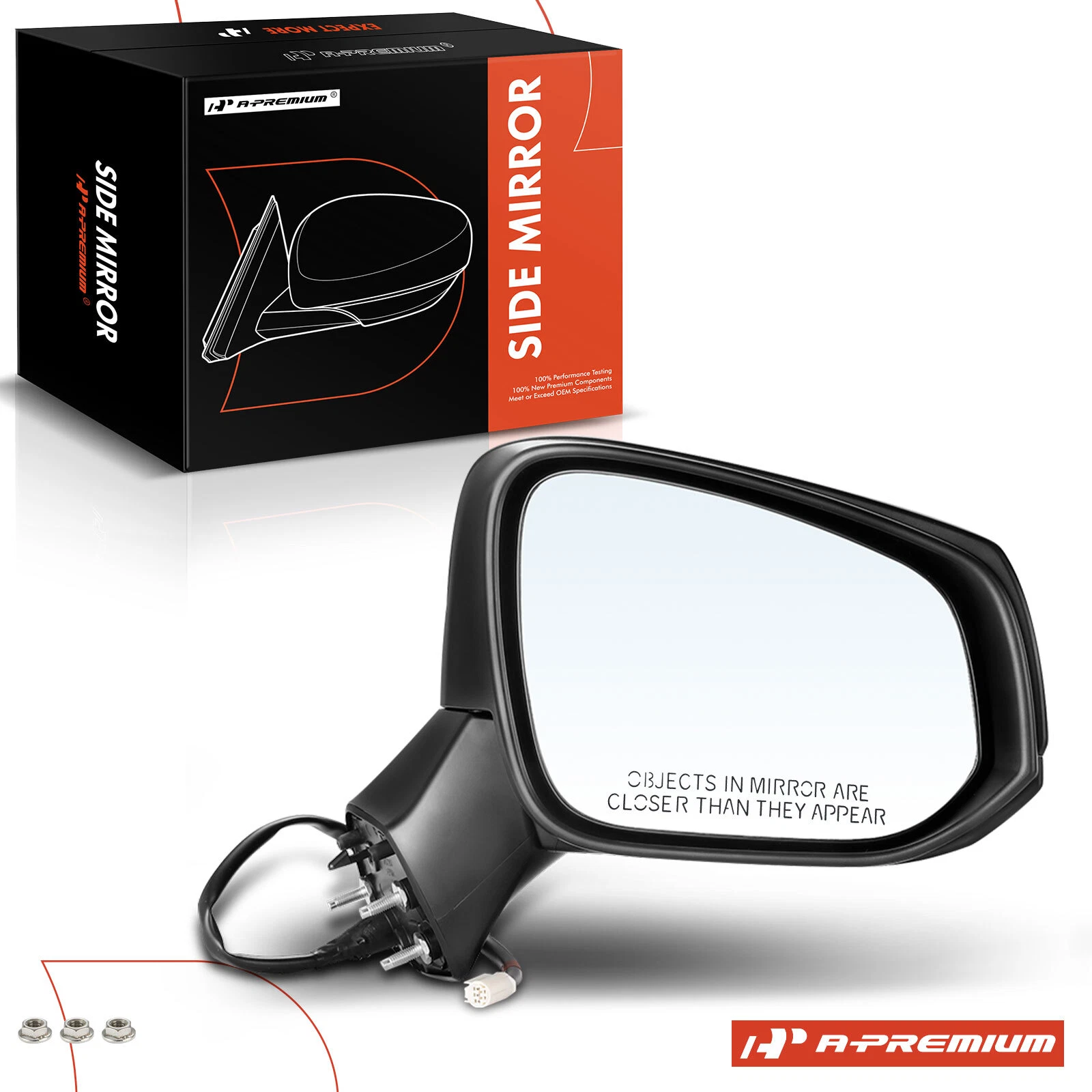 A-Premium Passenger Power Mirror Manual Fold & Blind Spot for Toyota RAV4 19-24