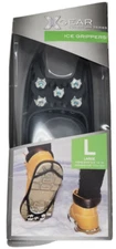 XGear  Adventure Series Ice Grippers RXG99990 Large Mens 12-14 Womens 13.5-15