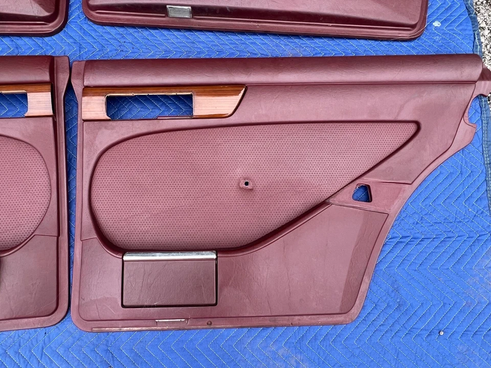 Juego de panel de tarjeta de puerta delantero/trasero Mercedes 300SD W126 1979-1985 1267370270 OE#318EM Foto 2 de 4