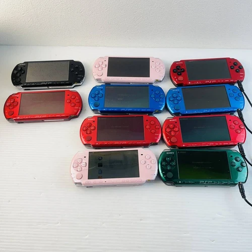 Wholesale Sony PSP-3000 PSP3000 Game Console random color Bulk Lot 10 working
