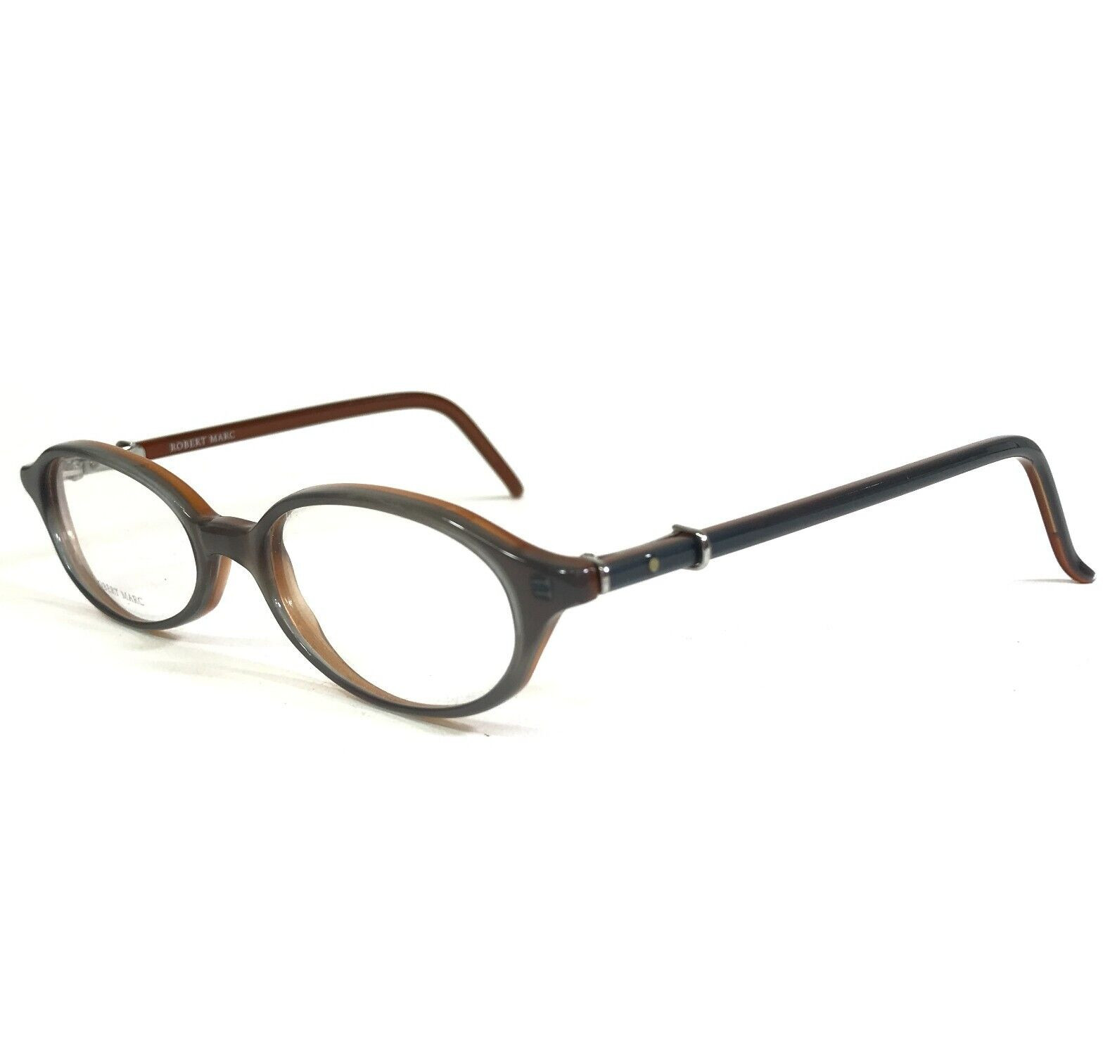 Оправа для очков Robert Marc 103-18 Прозрачная коричнево-серая Овальная роговая оправа 45-17-130 21790₽