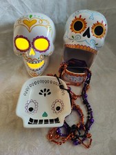 Hyde And Eek Day of The Dead Skeleton Skulls Halloween Dia De Los Muertos Lot