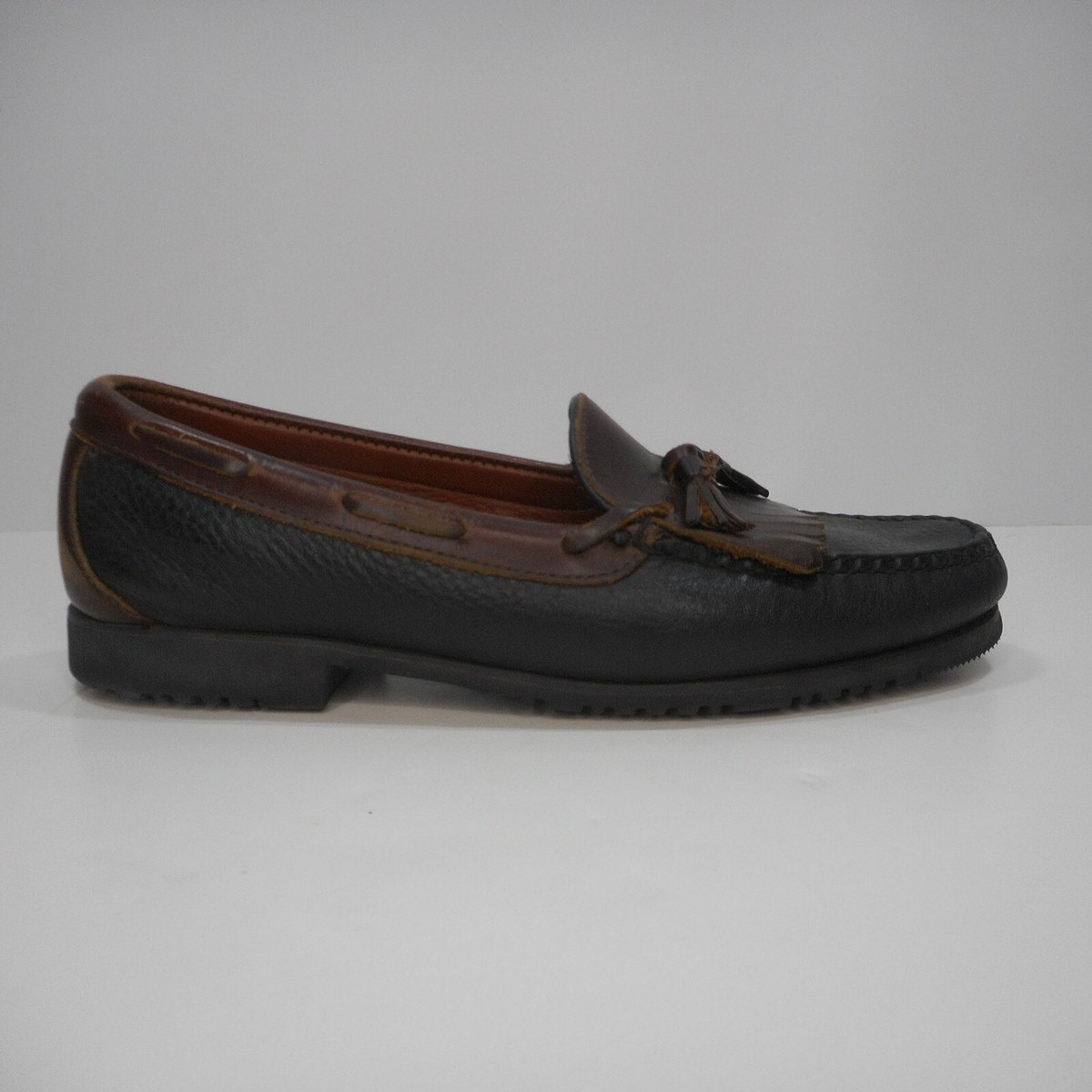 Allen Edmonds Nashua Mens Kiltie Tassel Loafers Sz 10D Black  display picture 2