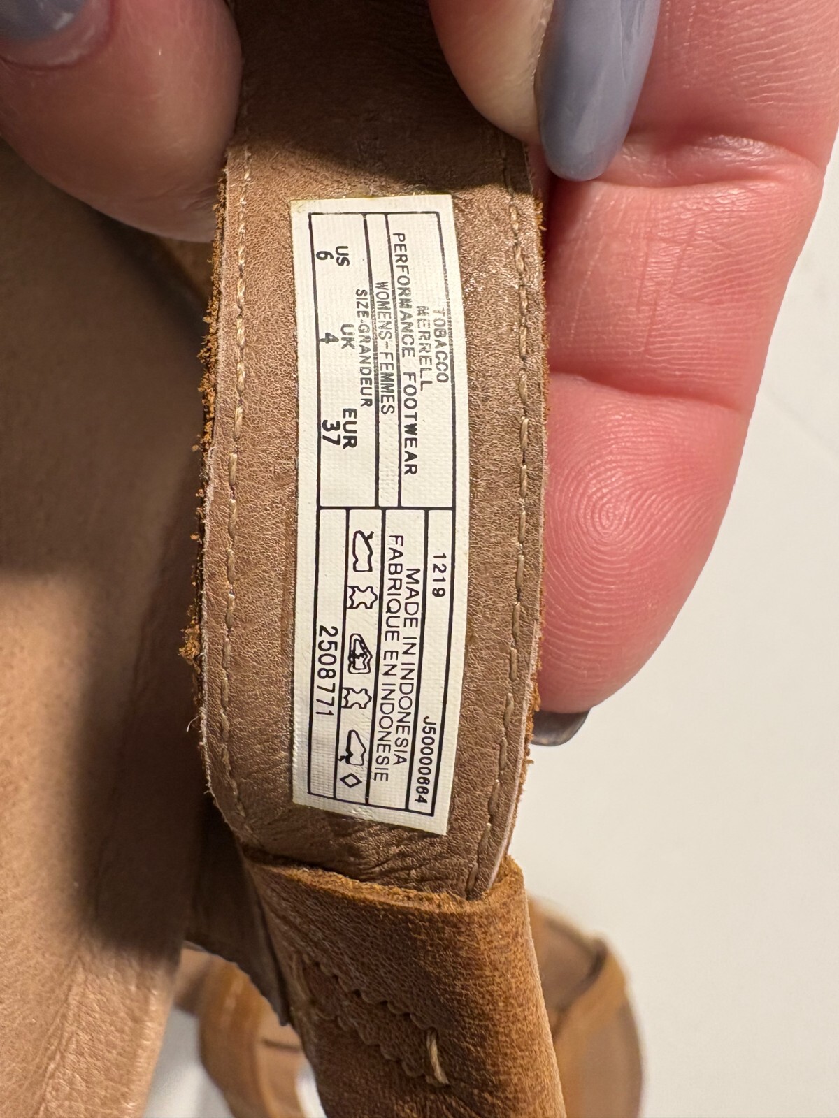 Merrell Sandali Donna Tabacco Marrone US Taglia 6