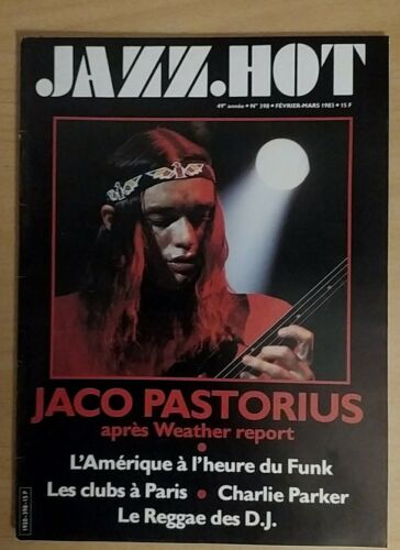 JAZZ HOT N°398 JACO PASTORIUS L'AMÉRIQUE À L'HEURE DU FUNK de Mars 1983 en TBE! - Picture 1 of 5