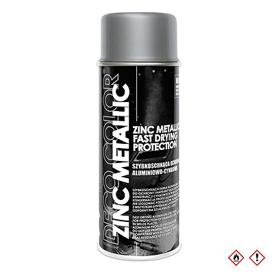 1 Stück DC ZINC Metallic 400ml Grundierung Zinkspray Rostschutz Korrosionsschutz