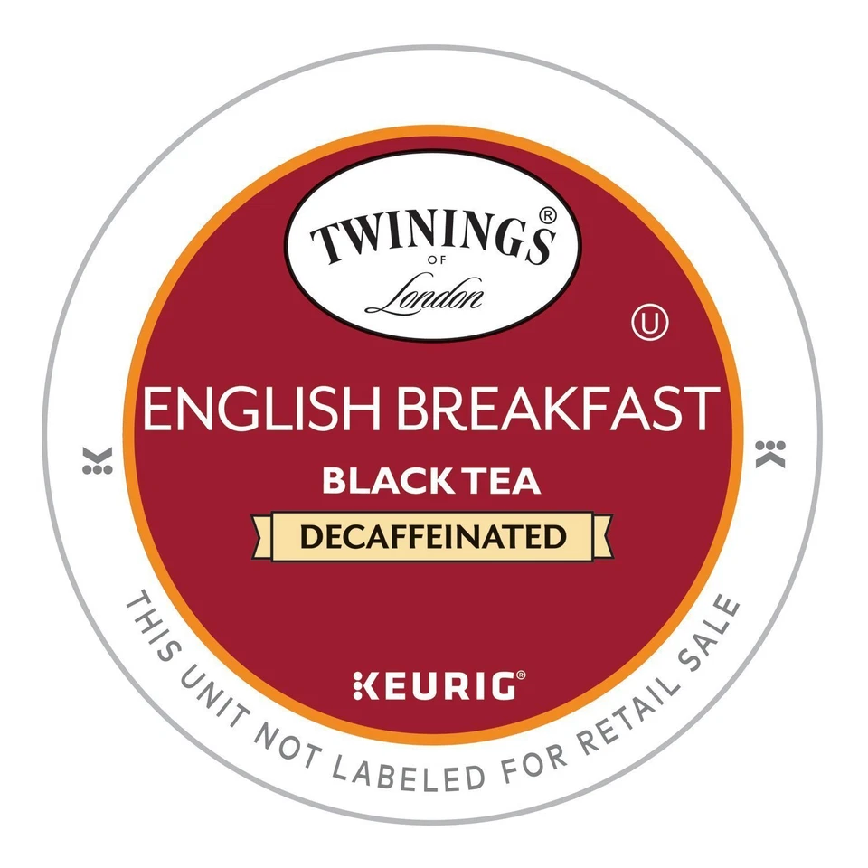 Twinings DECAF Inglés Desayuno Té 18 a 144 Keurig K Tazas Elige Cualquier Cantidad Foto 2 de 3