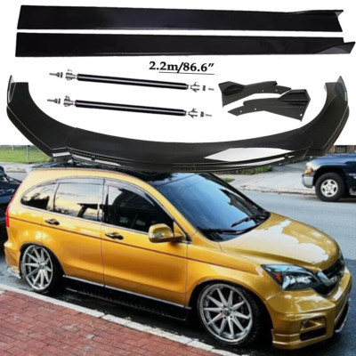 Front Bumper Lip Spoiler Diffuser Splitter Rear Side Skirt For Honda Pilot
