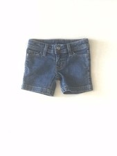 Faded Glory Jean Shorts Girls Size 4 With Adjustable Waist