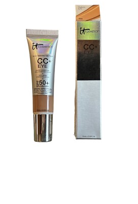 it Cosmetics Your Skin But Better CC+ Eye Color Cream Tan SPF 50+,0.33oz New