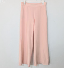 Ralph Lauren Black Label Wool Blend Wide Leg Trouser Pants Light Pink 2