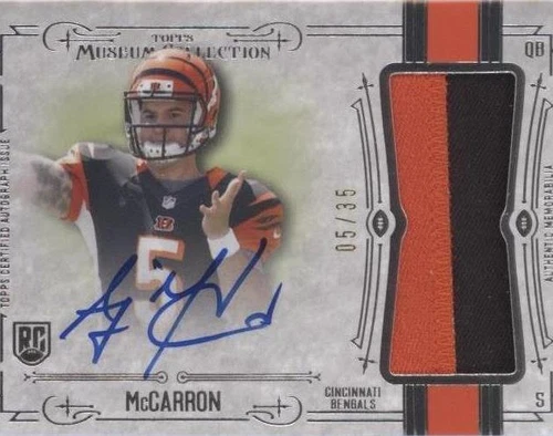 2014 Topps Museum Collection A.J. McCarron #JPA-AM
