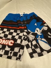 Sonic Swim Trunks Size 6 Multicolored