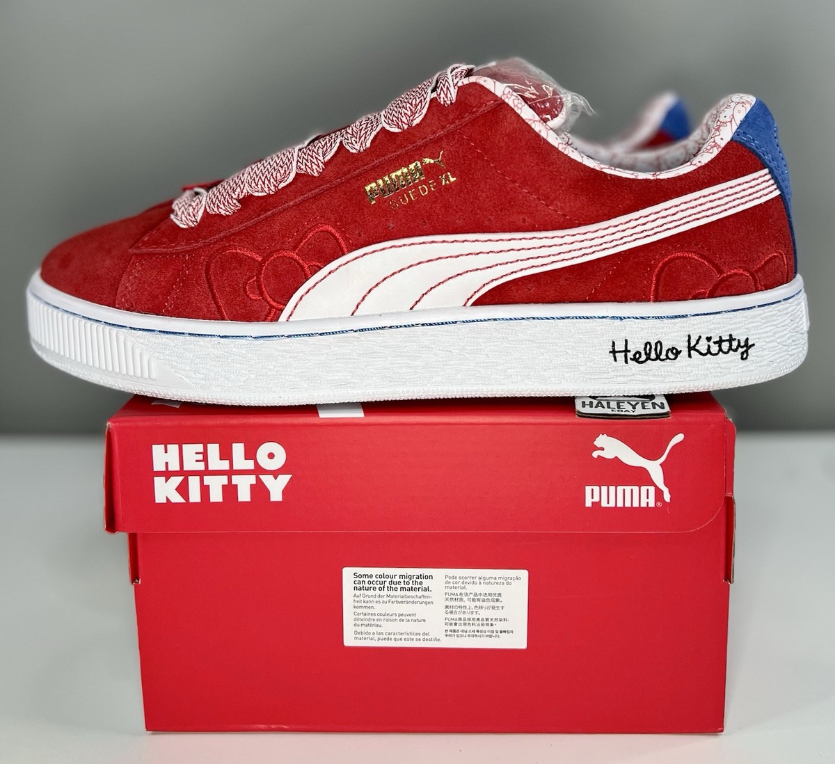 PUMA x Hello Kitty and Friends ☆ Suede XL ‘Red’ Hello Kitty x PUMA Red Bow Suede XL Sneaker (Women's)