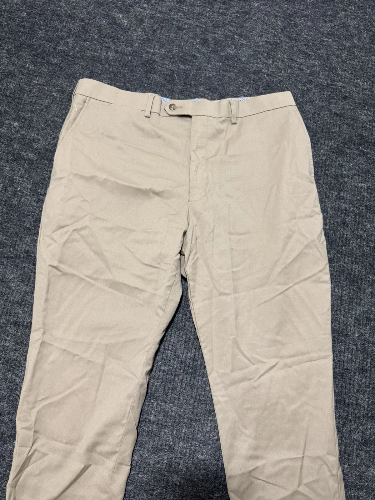 Hart Schaffner Marx Chino Pants Mens Size 36/28 Khakis With Pockets Beige Used